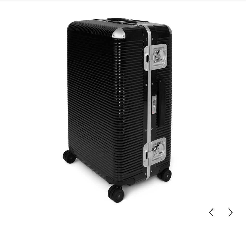 NWT FPM Milano Bank Light Spinner, Trunk on wheels - Licorice Black